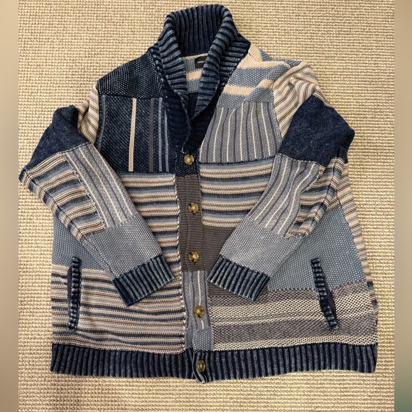 Lucky Brand patchwork cardigan - Picture 4 of 9